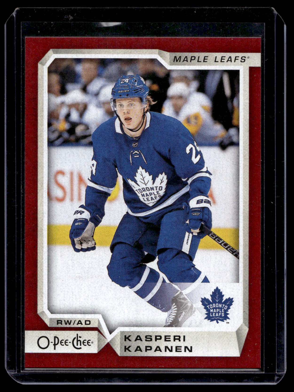 2018-19 O-Pee-Chee - Red Blank Back - Kasperi Kapanen #451