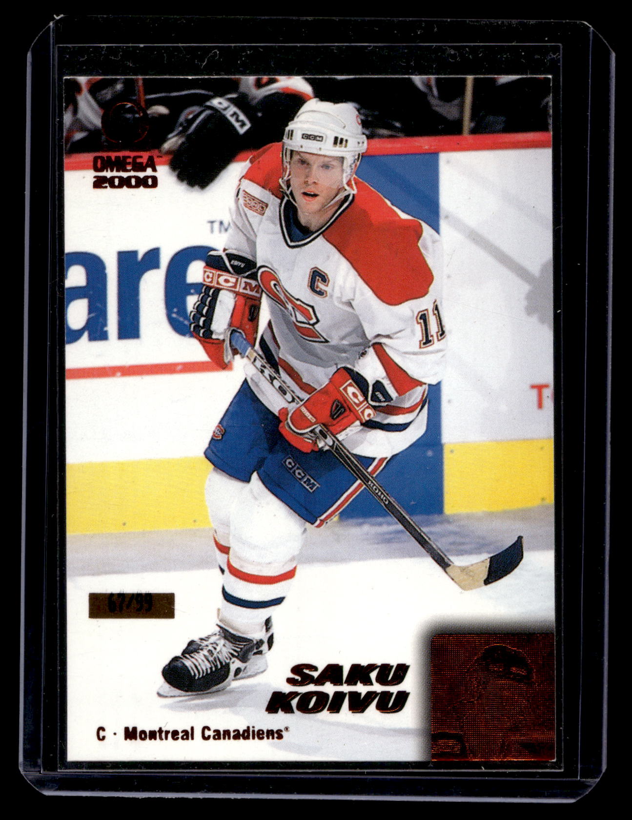 1999-00 Pacific Omega - Copper - Saku Koivu #119 /99