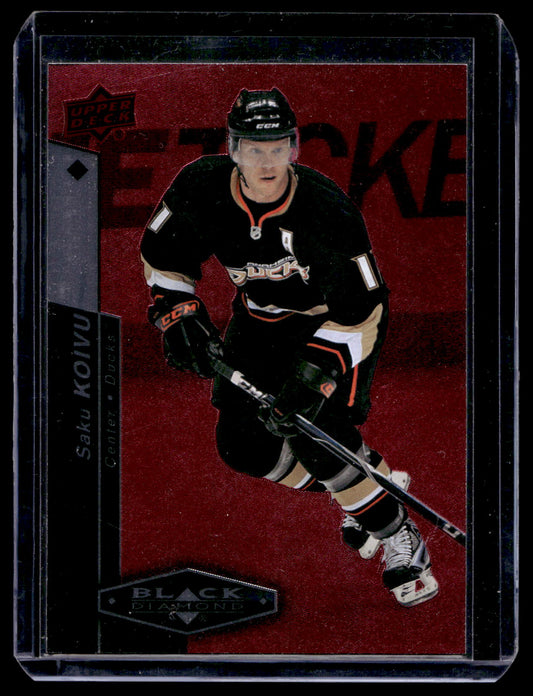 2010-11 Upper Deck Black Diamond - Ruby - Saku Koivu #88 /100