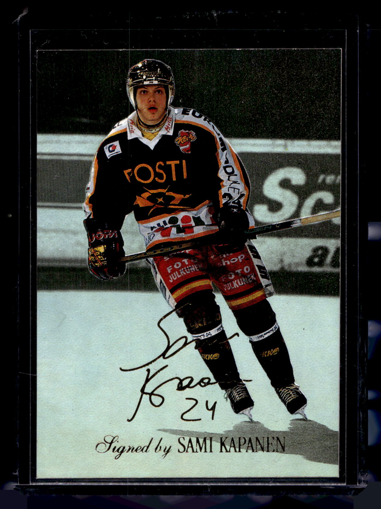 1995-96 Sisu Limited - Signed and Sealed - Sami Kapanen #1