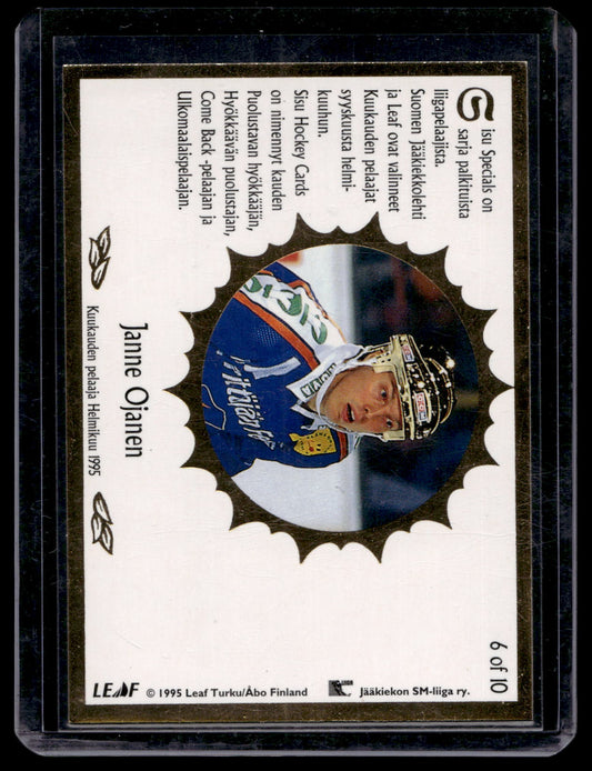 1995-95 Sisu Specials White - Janne Ojanen #6