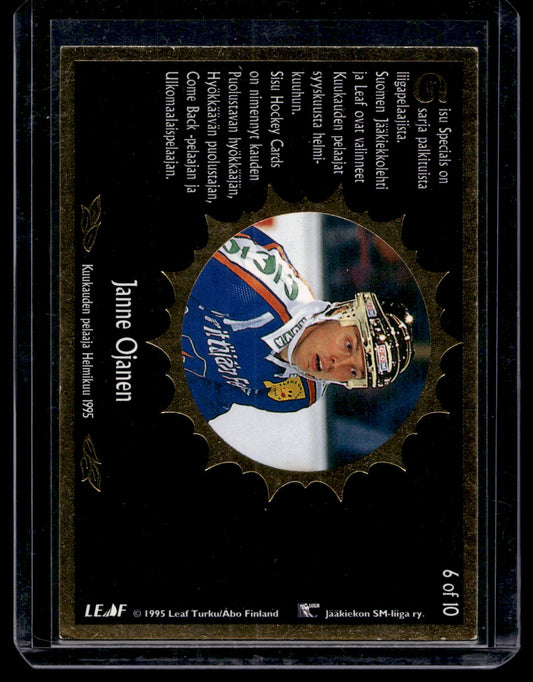 1995-95 Sisu Specials Black - Janne Ojanen #6