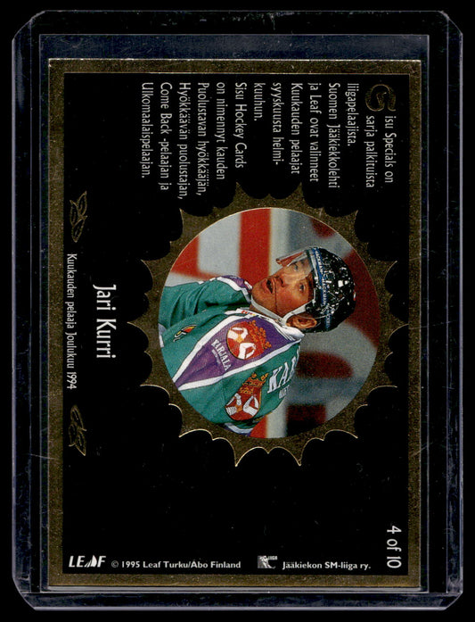 1995-95 Sisu Specials Black - Jari Kurri #4
