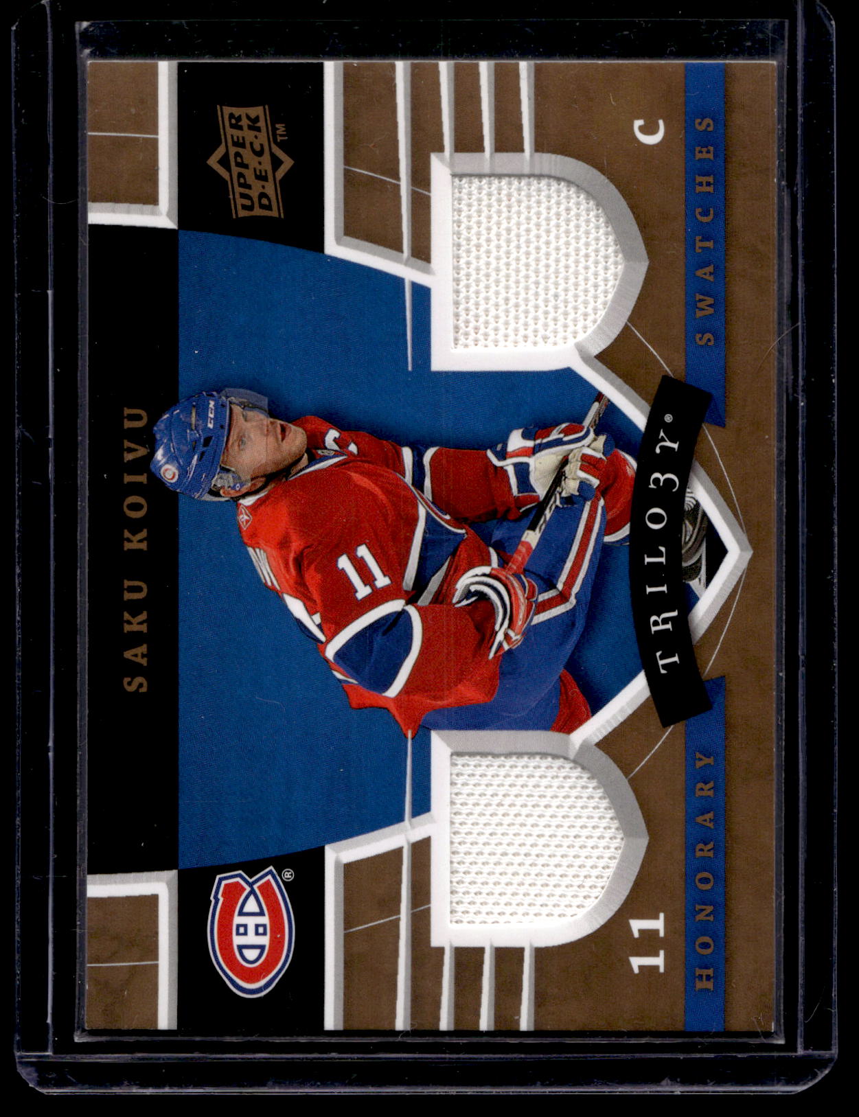 2008-09 Upper Deck Trilogy - Honorary Swatches - Saku Koivu #HS-SK