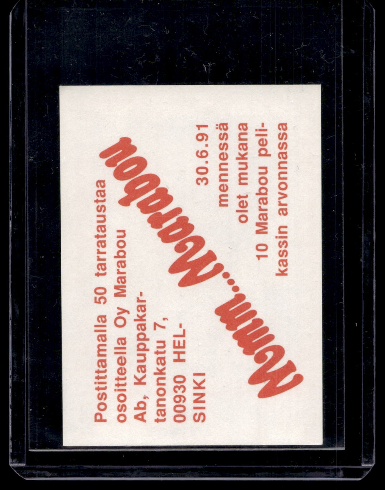 1991 Semic Marabou - Ken Dryden #236