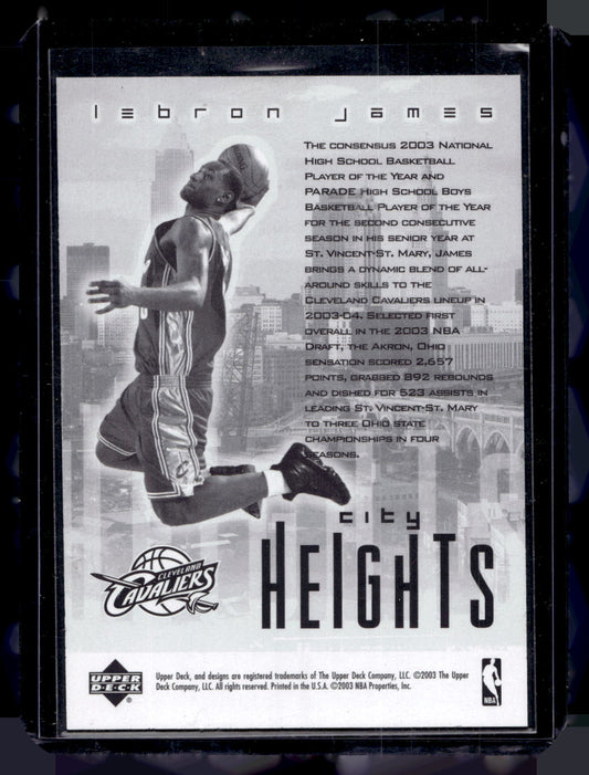 2003-04 Upper Deck - Lebron James City Heights - LeBron James RY