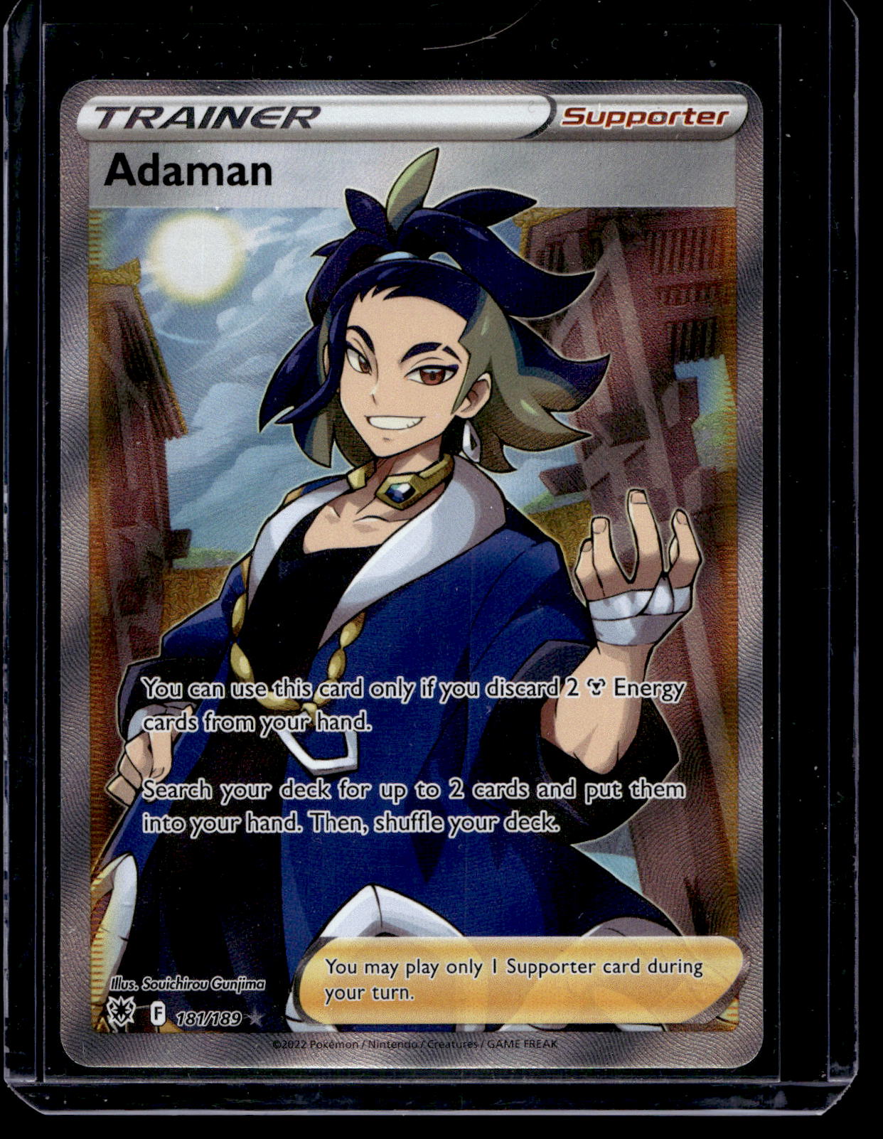 2022 Pokemon - Sword & Shield - Astral Radiance - Full Art - Adaman #181
