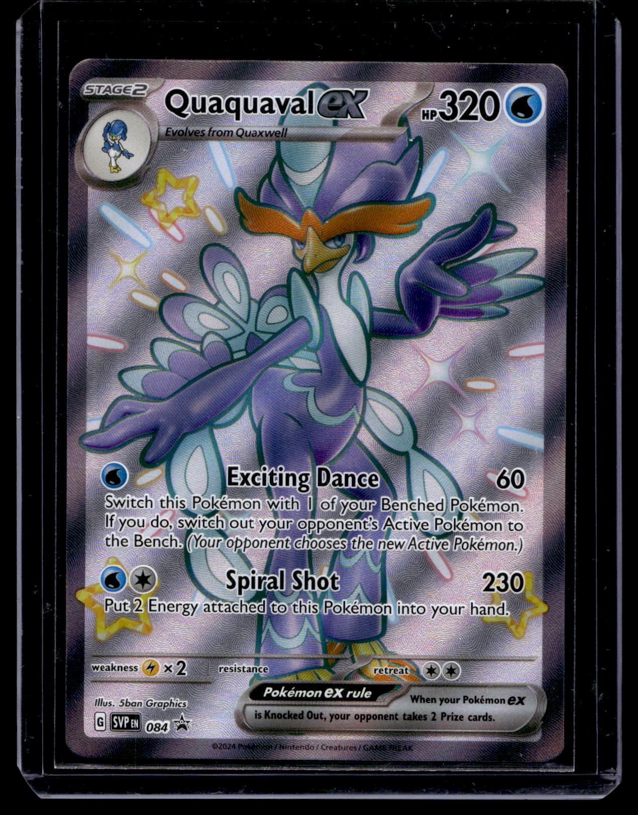 2023 Pokemon - Scarlet & Violet - Black Star Promos - Promos - Quaquaval ex #084