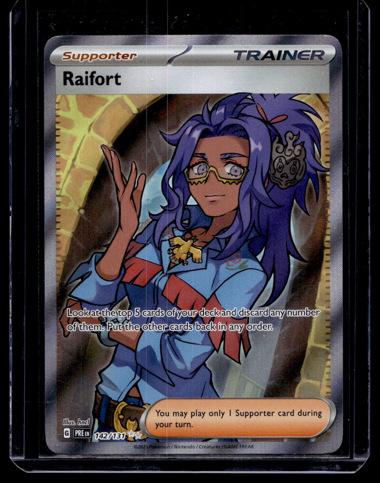 2025 Pokemon - Scarlet & Violet - Prismatic Evolutions - Ultra Rare - Raifort #142