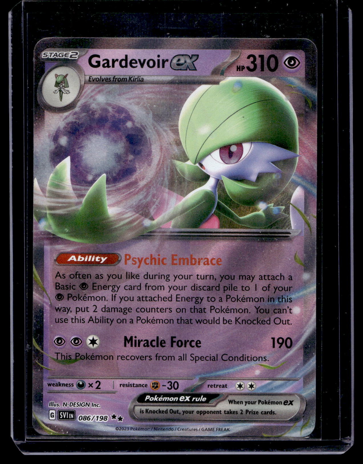 2023 Pokemon Scarlet & Violet - Scarlet & Violet - Gardevoir ex #086