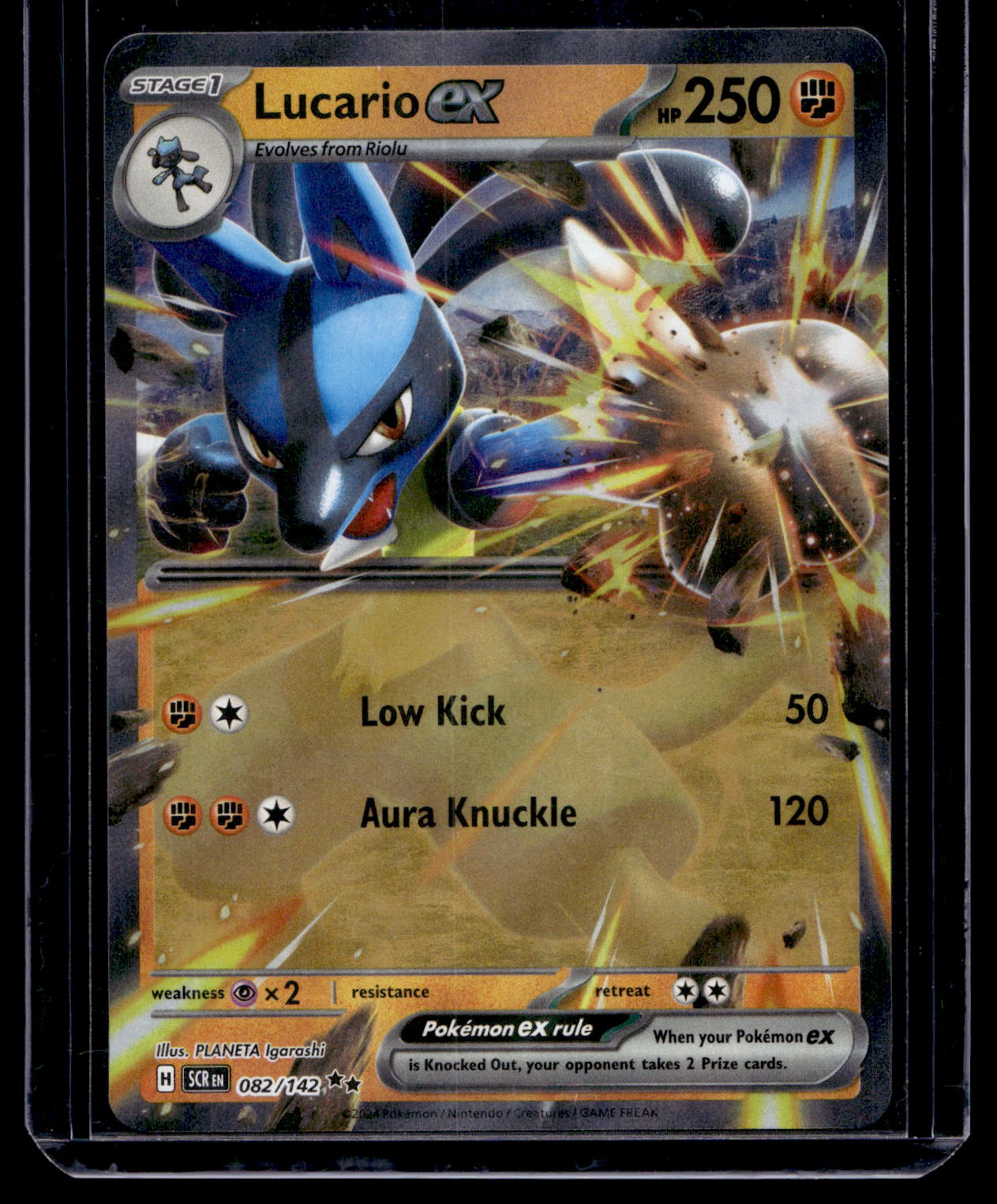 2024 Pokemon - Scarlet & Violet - Stellar Crown - Lucario ex #082