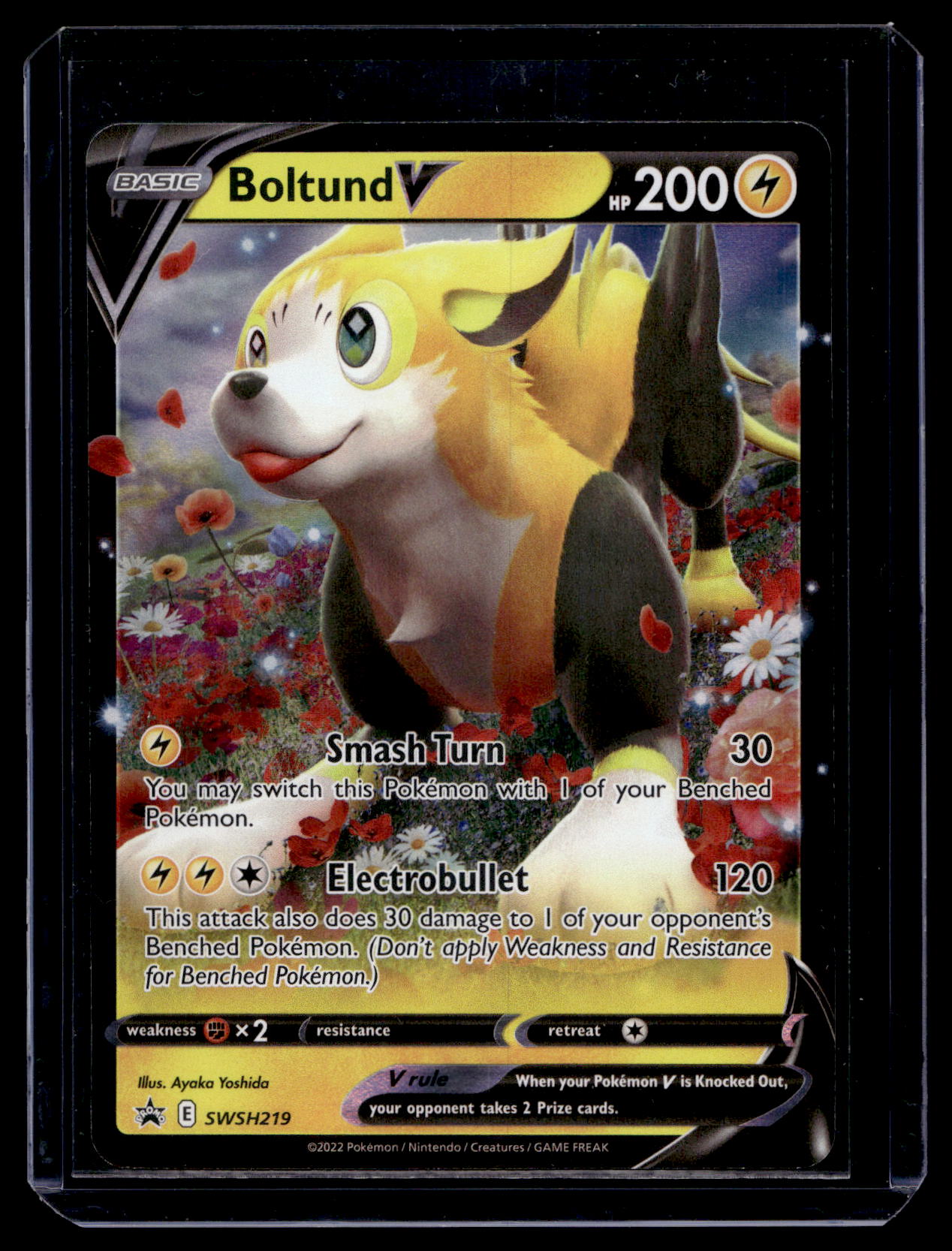 2020-23 Pokemon - Sword & Shield - Black Star - Promos - Boltund V #SWSH219