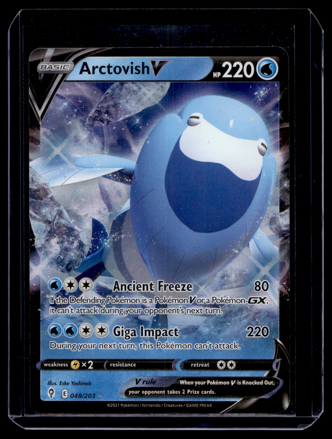 2021 Pokemon Sword & Shield - Evolving Skies - Arctovish V #048