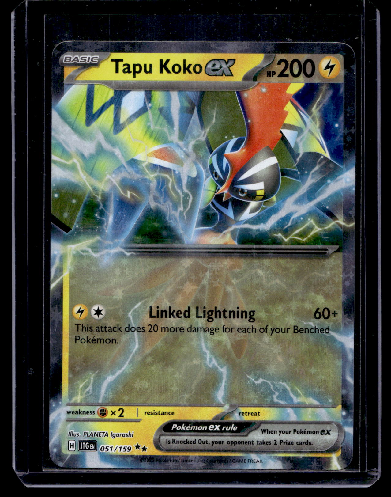 2025 Pokemon - Scarlet & Violet - Journey Together - Tapu Koko ex #051 Mikander Sports Cards 2025 Pokemon - Scarlet & Violet - Journey Together - Tapu Koko ex #051 Mikander Sports Cards
