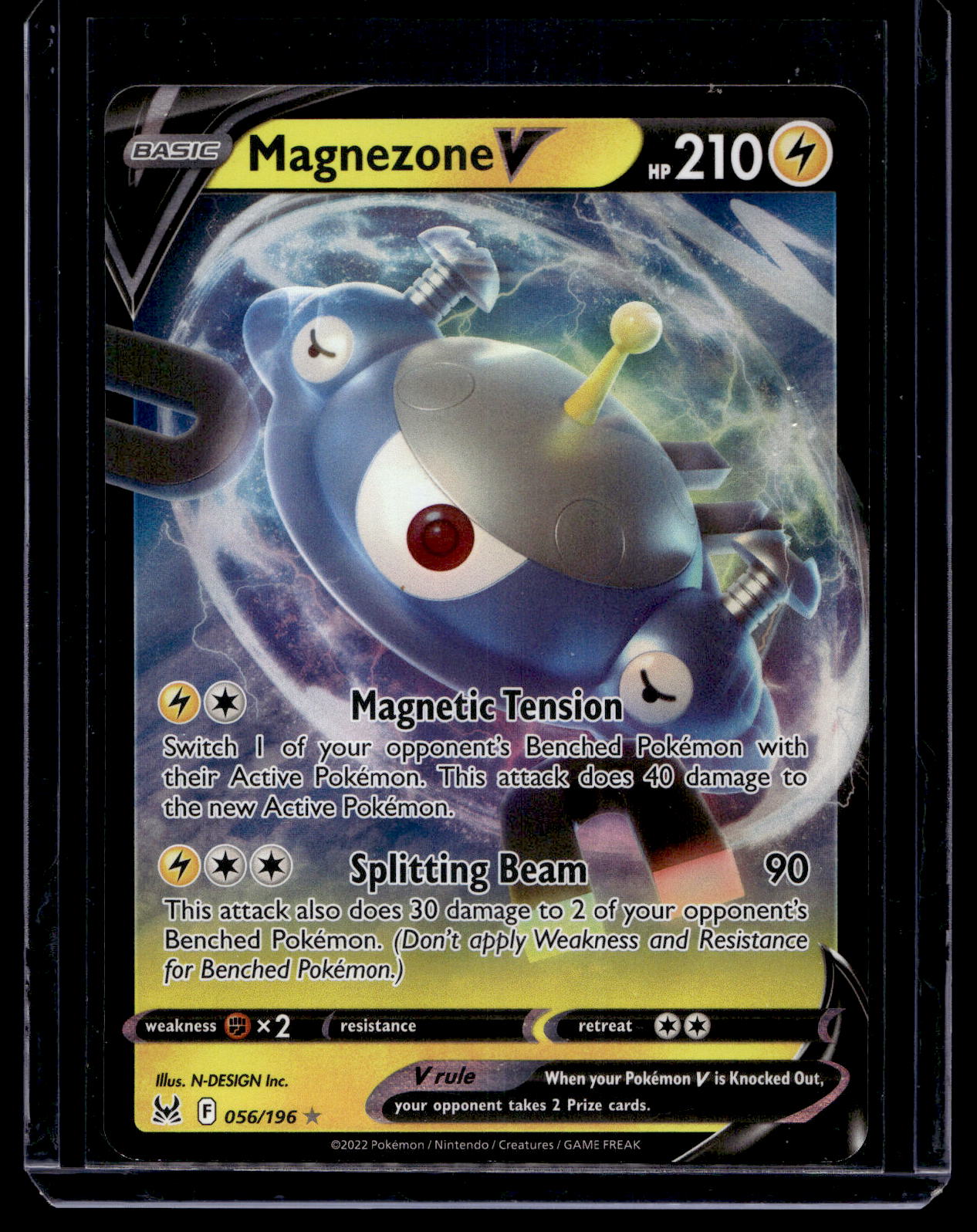2022 Pokemon - Sword & Shield - Lost Origin - Magnezone V #056