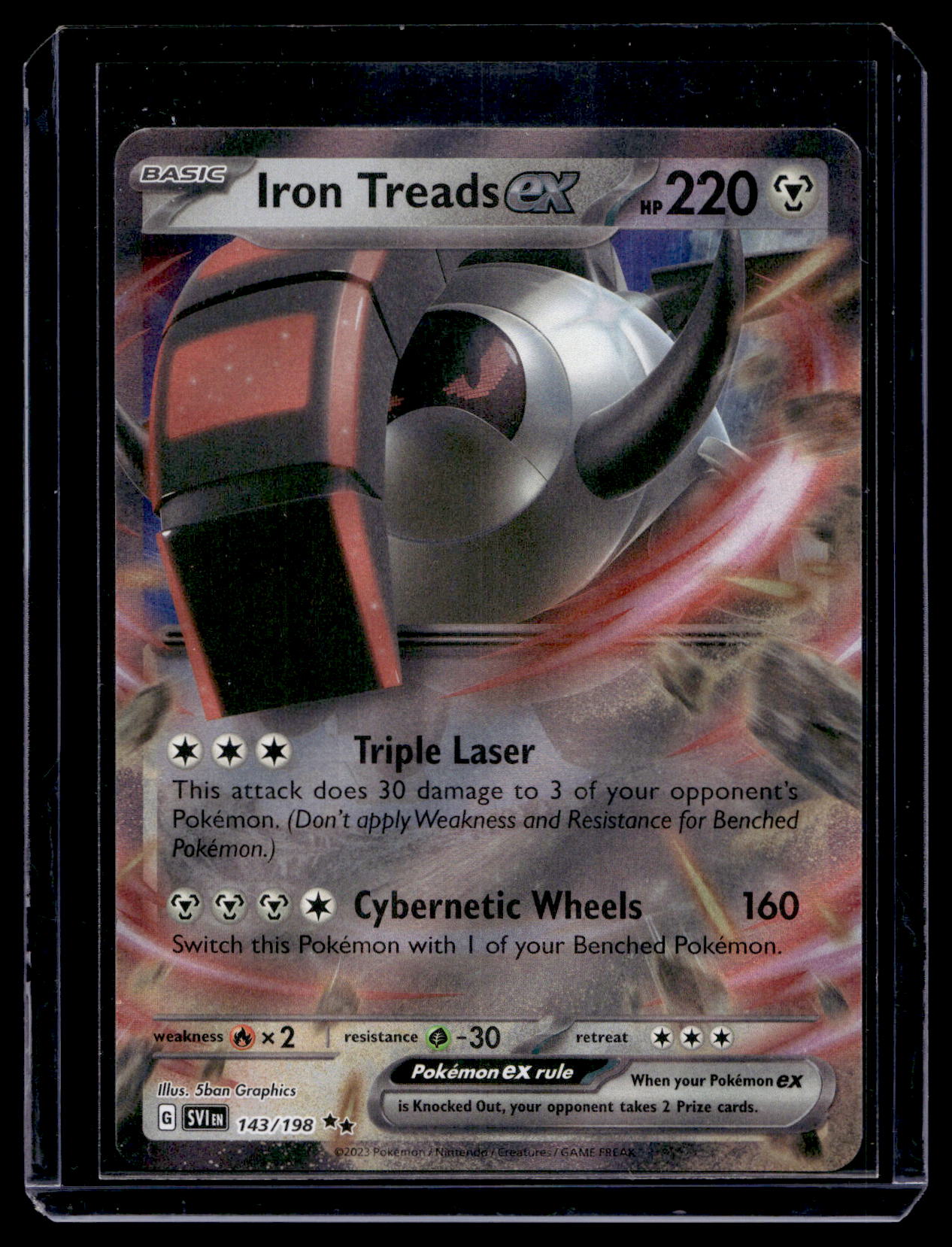 2023 Pokemon Scarlet & Violet - Scarlet & Violet - Iron Treads ex #143