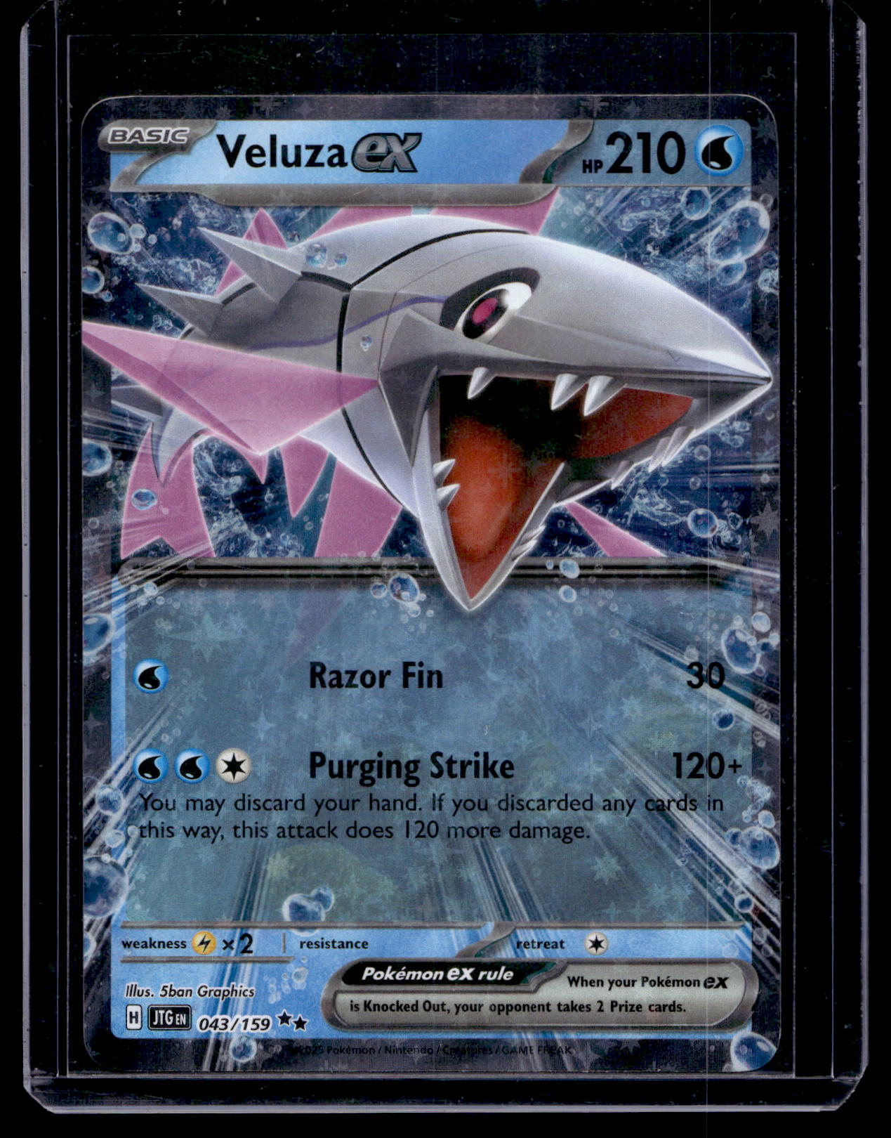 2025 Pokemon - Scarlet & Violet - Journey Together - Veluza ex #043