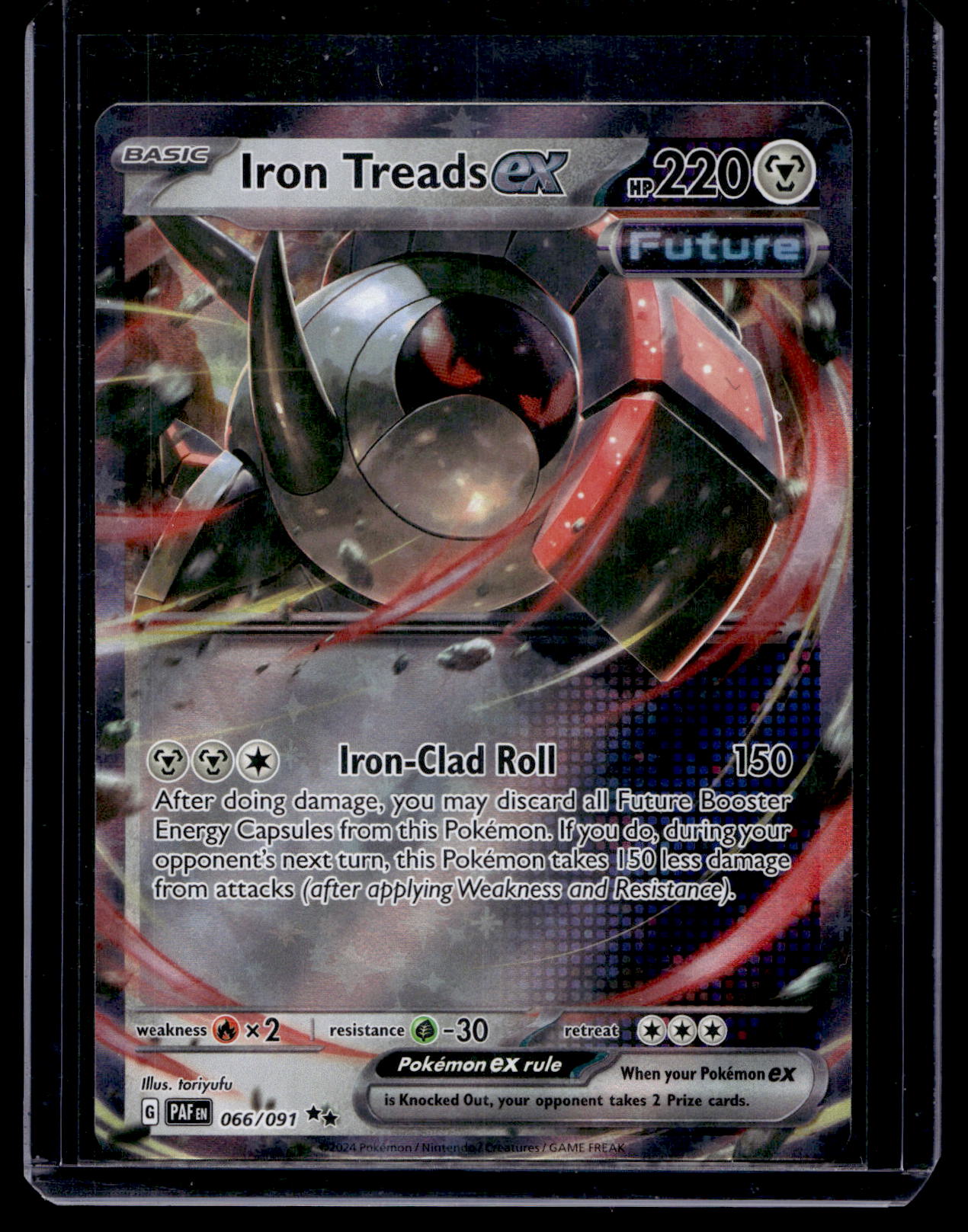 2023 Pokemon Scarlet & Violet - Paldean Fates - Iron Treads ex #066 Mikander Sports Cards 2023 Pokemon Scarlet & Violet - Paldean Fates - Iron Treads ex #066 Mikander Sports Cards