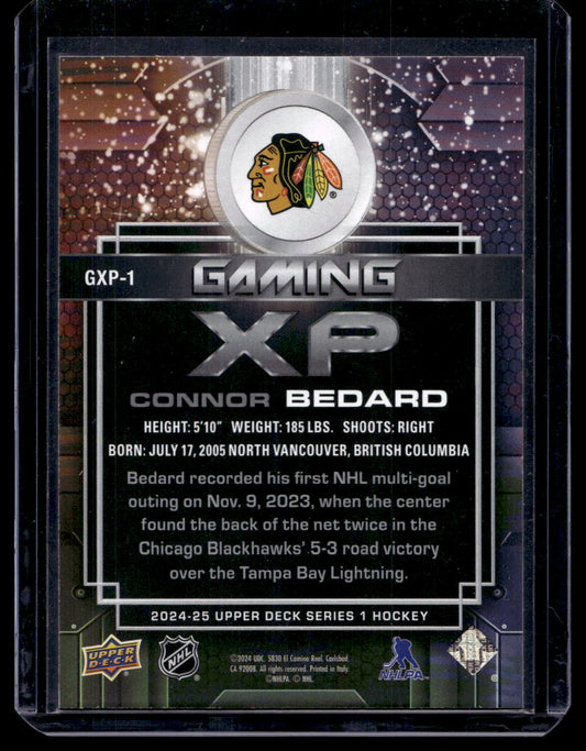 2024-25 Upper Deck Series 1 - Gaming XP - Connor Bedard #GXP-1