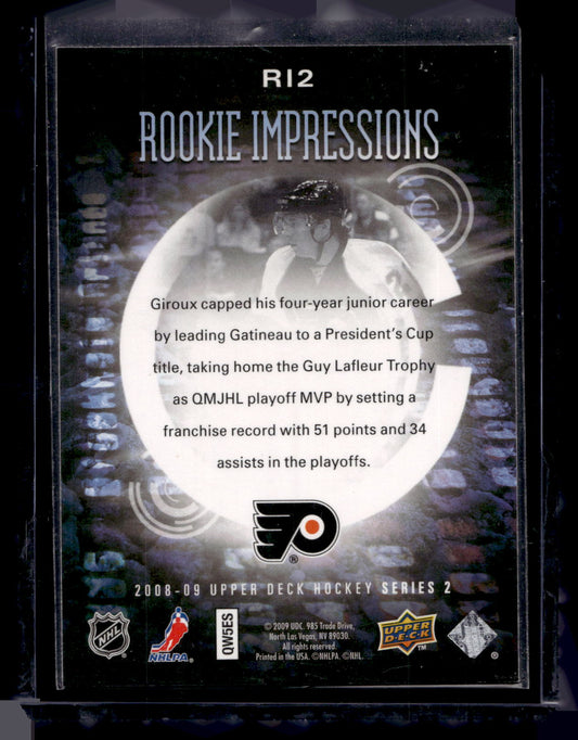 2008-09 Upper Deck - Rookie Impressions - Claude Giroux #RI2 RY