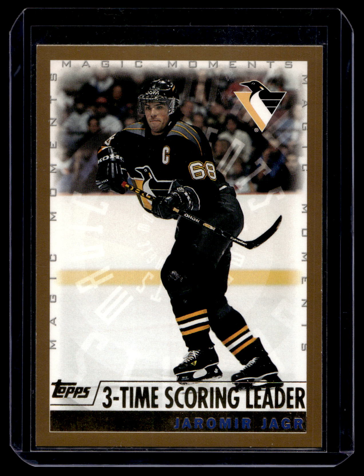 1999-00 Topps - 3-Time Scoring Leader - Jaromir Jagr #280