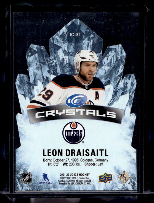 2021-22 Upper Deck Ice - Ice Crystals - Leon Draisaitl #IC-31