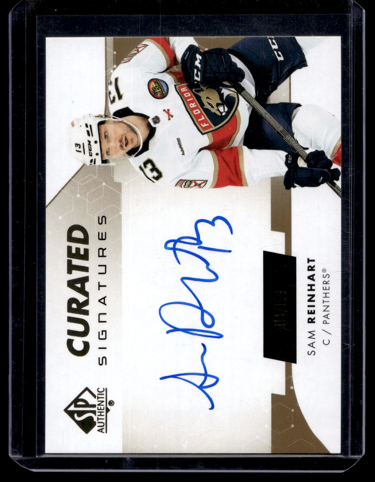 2022-23 Upper Deck SP Authentic - SP Curated Signatures - Sam Reinhart #SPC-SR /199