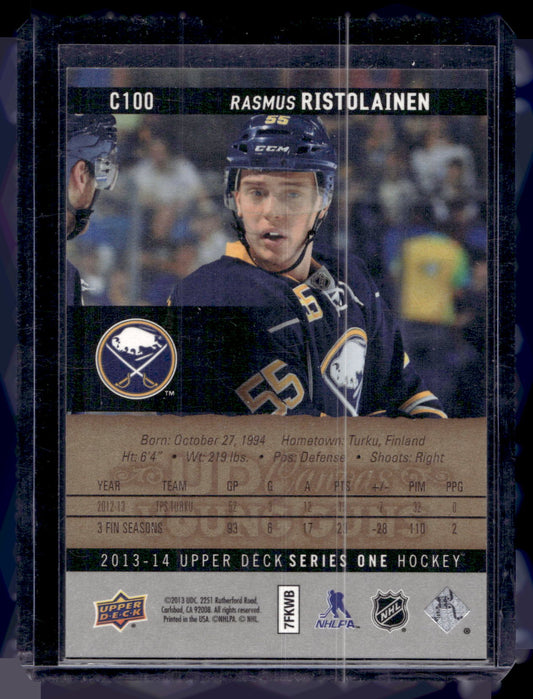 2013-14 Upper Deck - UD Canvas - Young Guns - Rasmus Ristolainen #C100 RY