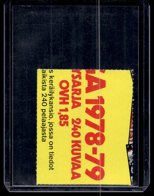 1978-79 Kiekkoilijat kuvina - Seppo Hiitelä #64