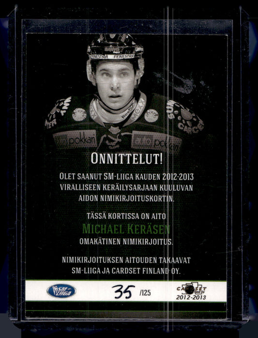 2012-13 Cardset Signature - Michael Keränen /125