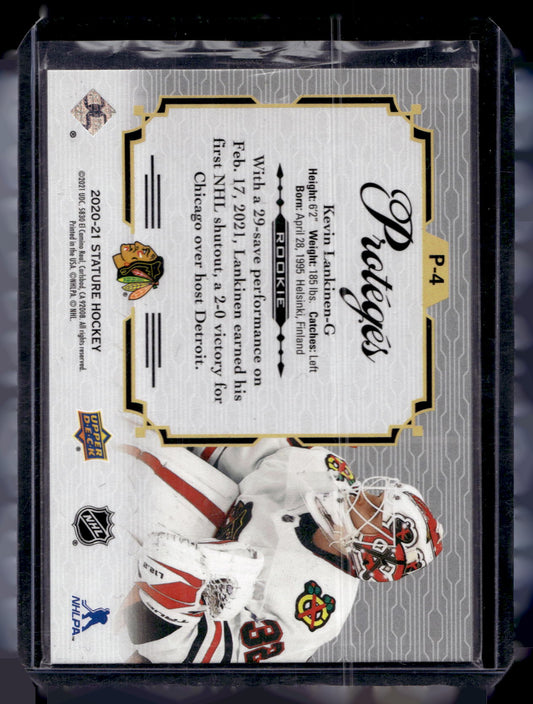 2020-21 Upper Deck Stature - Proteges - Kevin Lankinen #P-4 RY