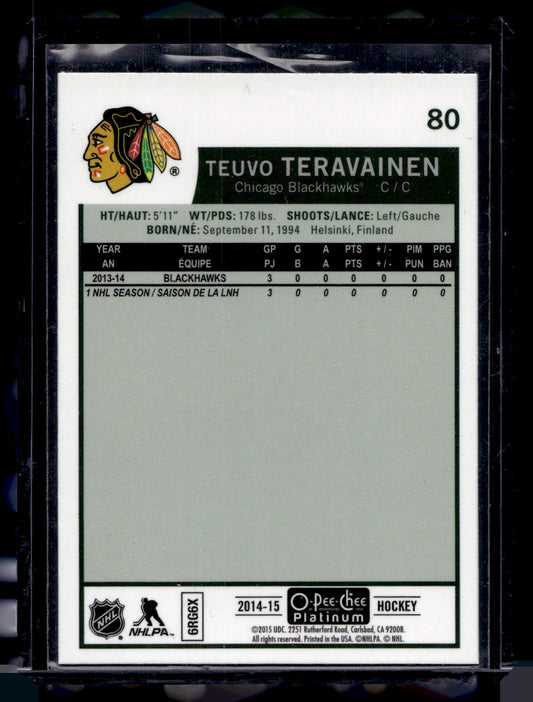 2014-15 Upper Deck OPC Platinum - Retro - Teuvo Teravainen #80 RY