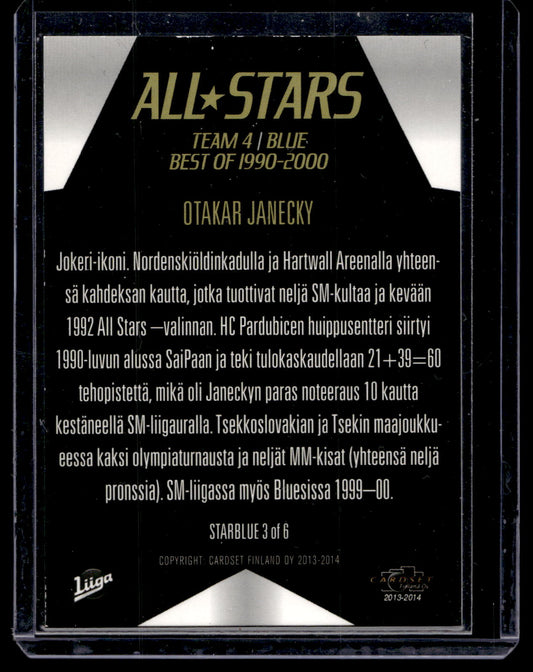 2013-14 Cardset - All Stars - Otakar Janecky #3