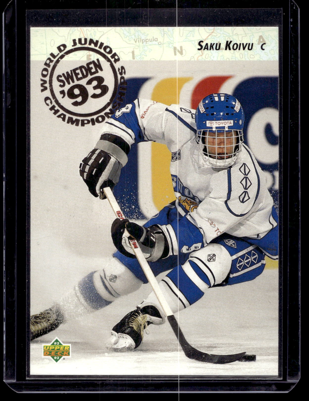 1992-93 Upper Deck - World Juniors Championships - Saku Koivu #617 RC