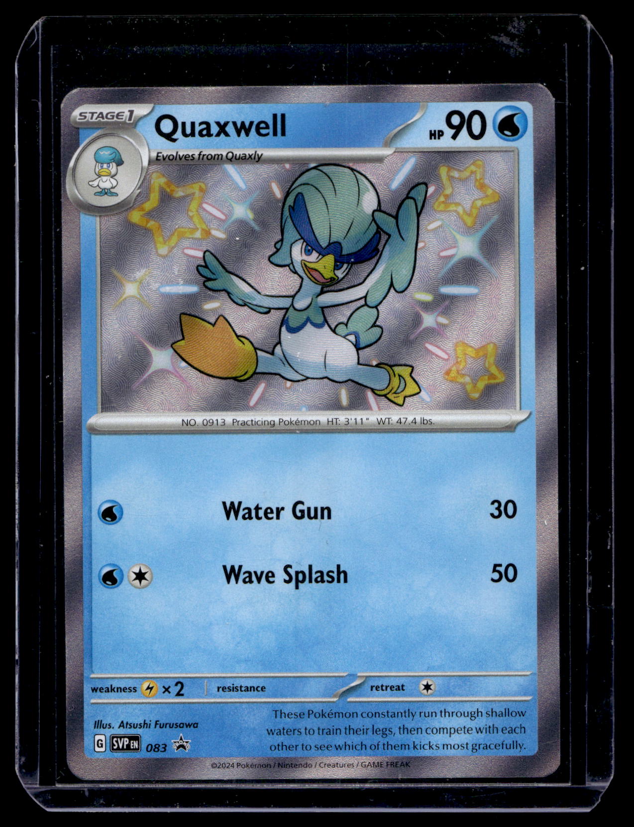 2023 Pokemon - Scarlet & Violet - Black Star Promos - Promos - Quaxwell #083