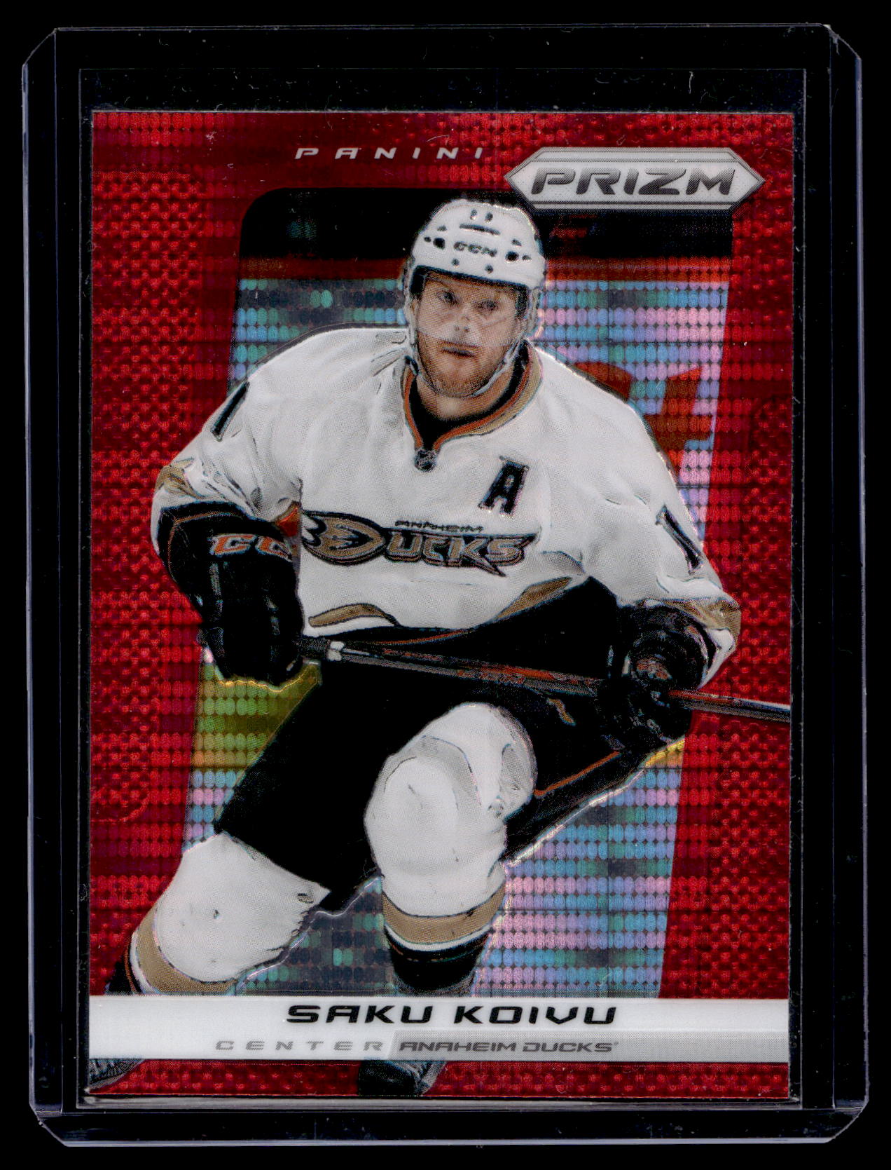 2013-14 Panini Prizm - Red Pulsar Prizm - Saku Koivu #114
