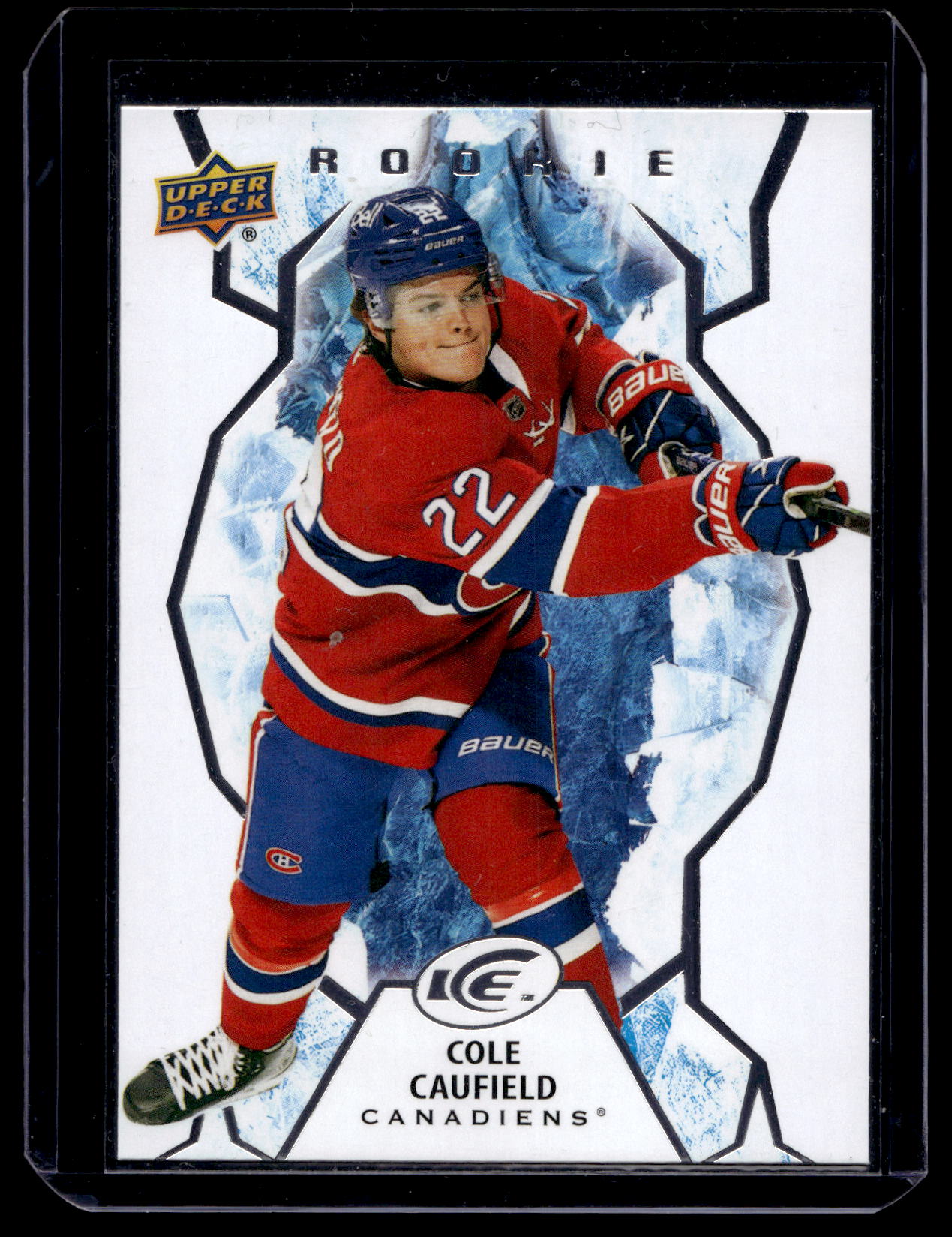 2021-22 Upper Deck Ice - Rookie - Cole Caufield #122 RC