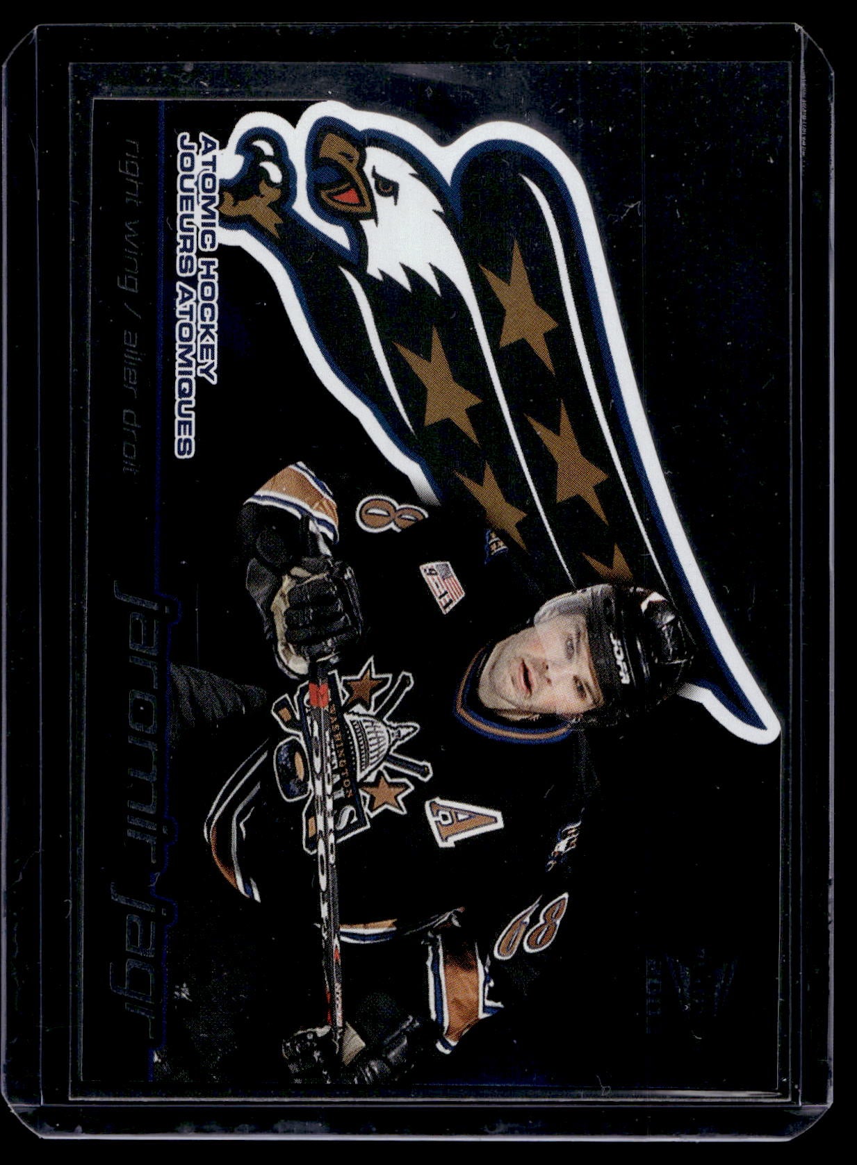 2002-03 Pacific Prism Platinum McDonald's - Atomic - Jaromir Jagr #6