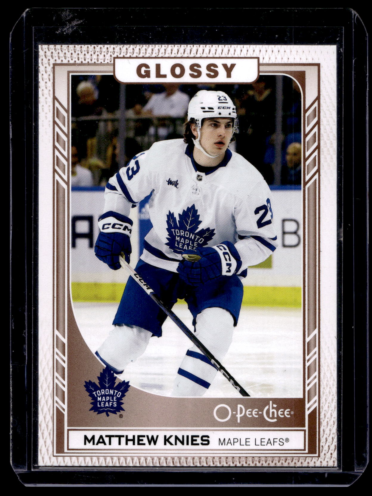 2023-24 Upper Deck Series 1 - O-Pee-Chee Glossy - Gold - Matthew Knies #R-24 RY