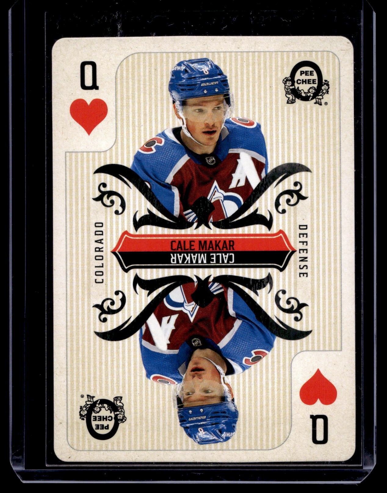 2024-25 O-Pee-Chee - Playing Cards - Cale Makar #Q-HEARTS