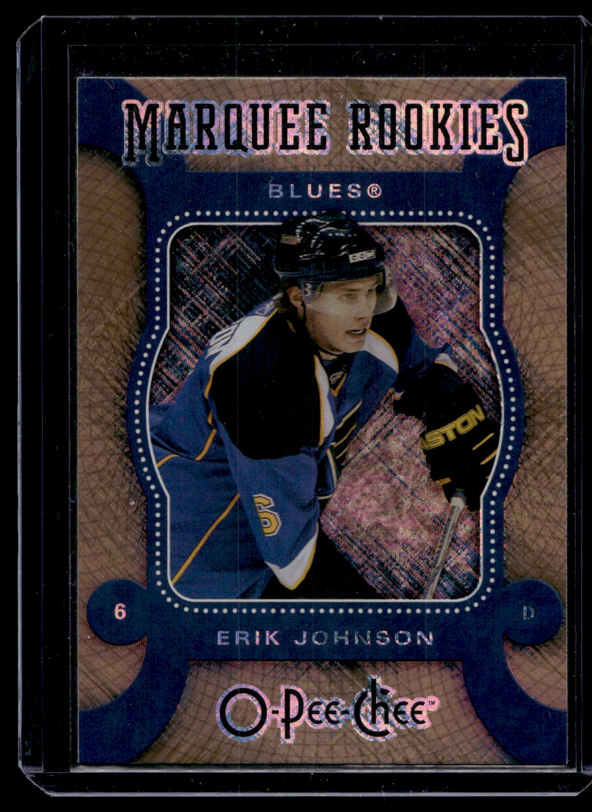 2007-08 O-Pee-Chee - Silver - Marquee Rookies - Erik Johnson #591 RC