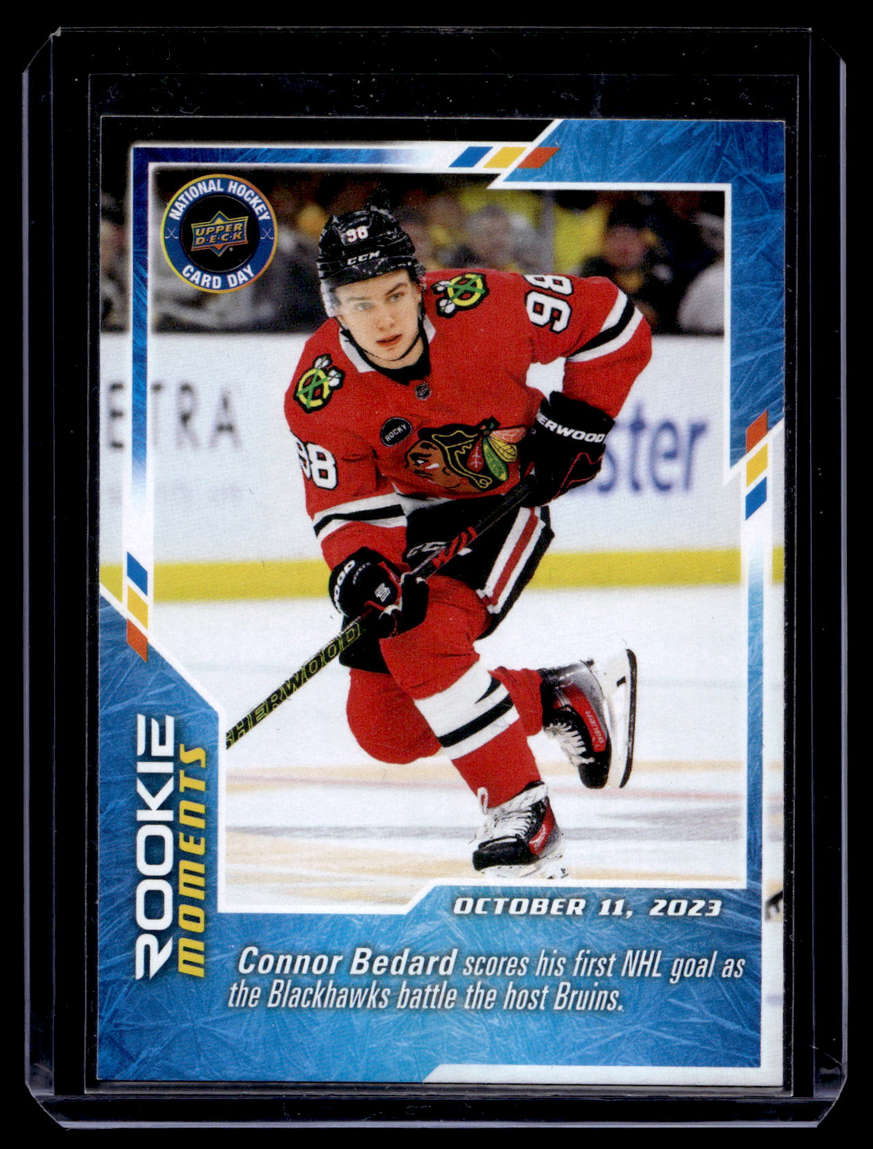 2024 Upper Deck National Hockey Card Day - Rookie Moments - Connor Bedard #NHCD-31