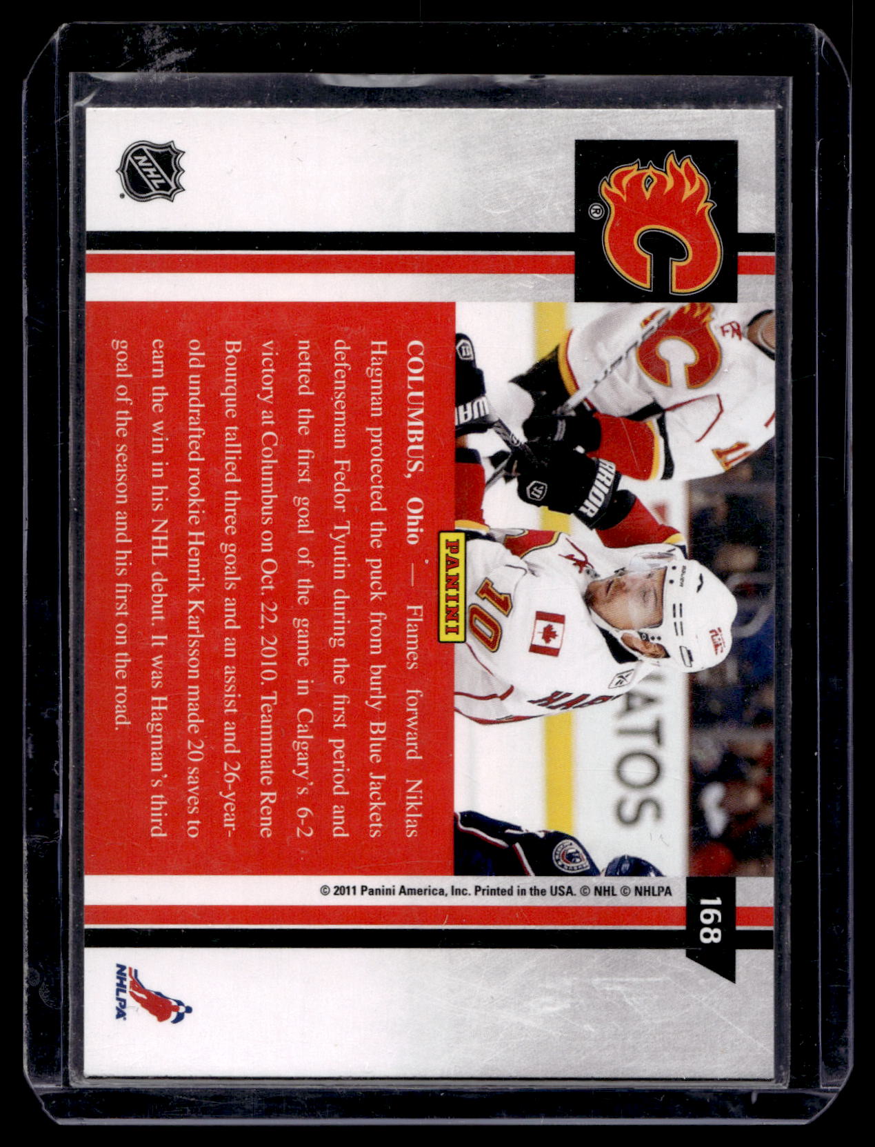 2010-11 Panini Pinnacle - Artist Proof - Niklas Hagman #168
