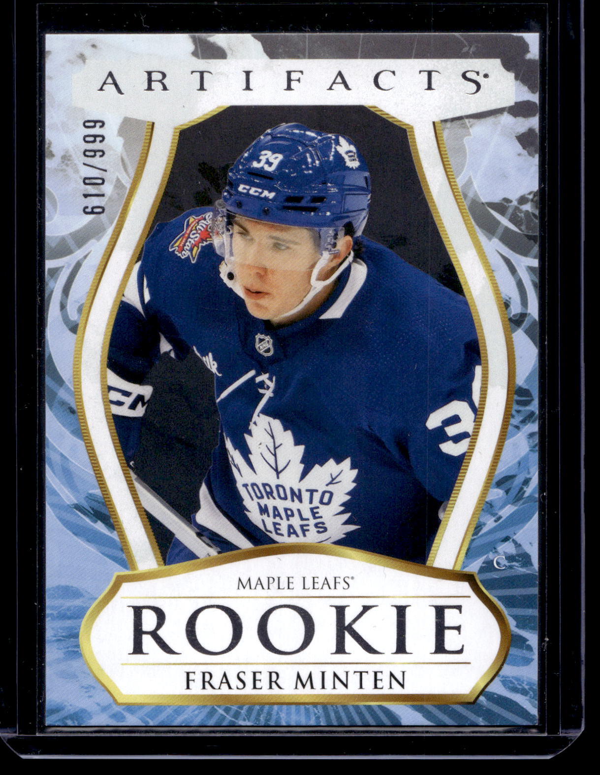 2023-24 Upper Deck Artifacts - Rookie Redemptions - Fraser Minten #228 /999 RY