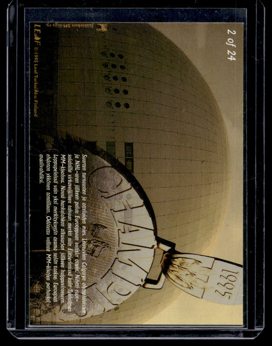 1995-96 Sisu - Gold Cards - Jarmo Myllys #2