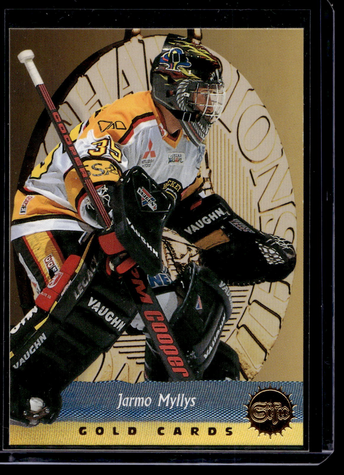 1995-96 Sisu - Gold Cards - Jarmo Myllys #2