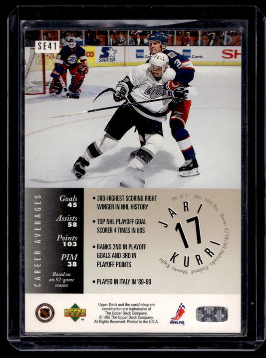 1995-96 Upper Deck - Special Edition - Gold - Jari Kurri #SE41