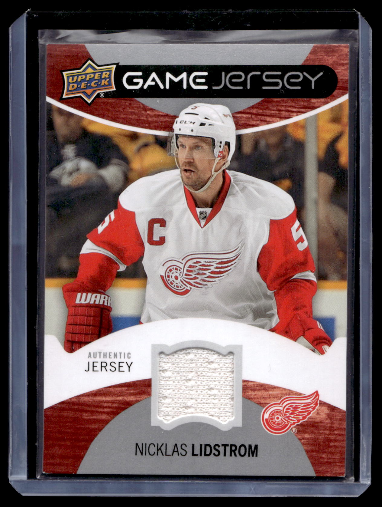 2012-13 Upper Deck - Game Jersey - Nicklas Lidstrom #GJ-NL