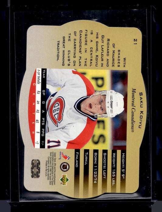 1996-97 Upper Deck SPx - Gold - Saku Koivu #21