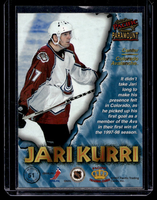 1997-98 Pacific Paramount - Red - Jari Kurri #51